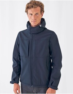 B-JM950-Mens Hooded Softshell 2